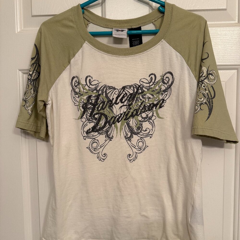 Harley Davidson Eagle Wear Ladies Pullover top